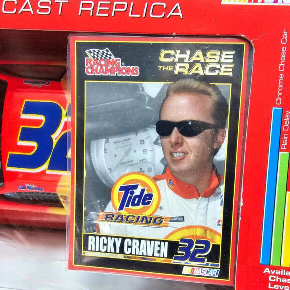 Die-cast Ricky Craven New Racing Champions 1:24 scale Die-Cast Replica Nascar - Picture 3 of 8